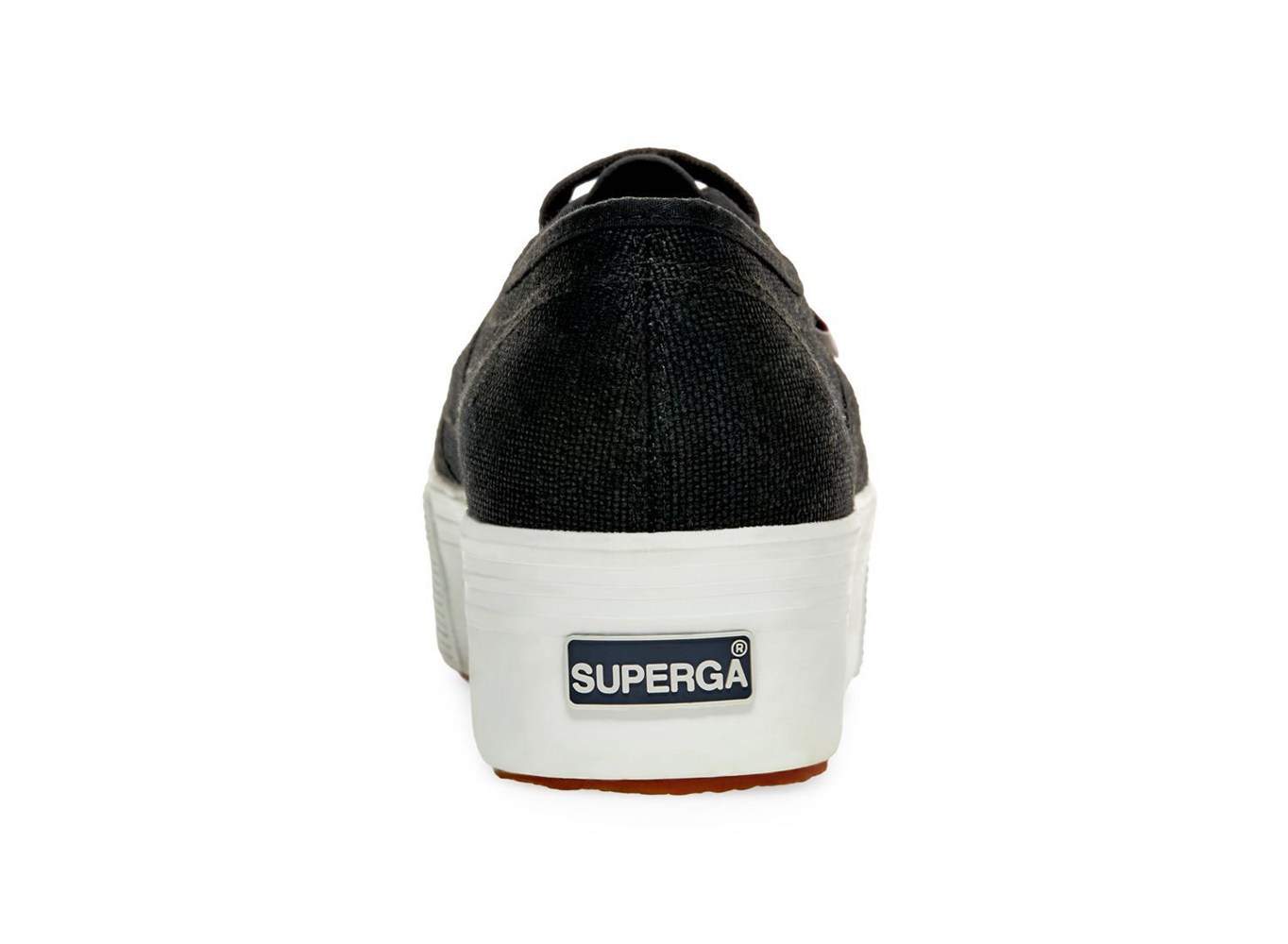 Alpargata Superga Mujer Negras/Blancas - 2790 Acotw - 672381NIA